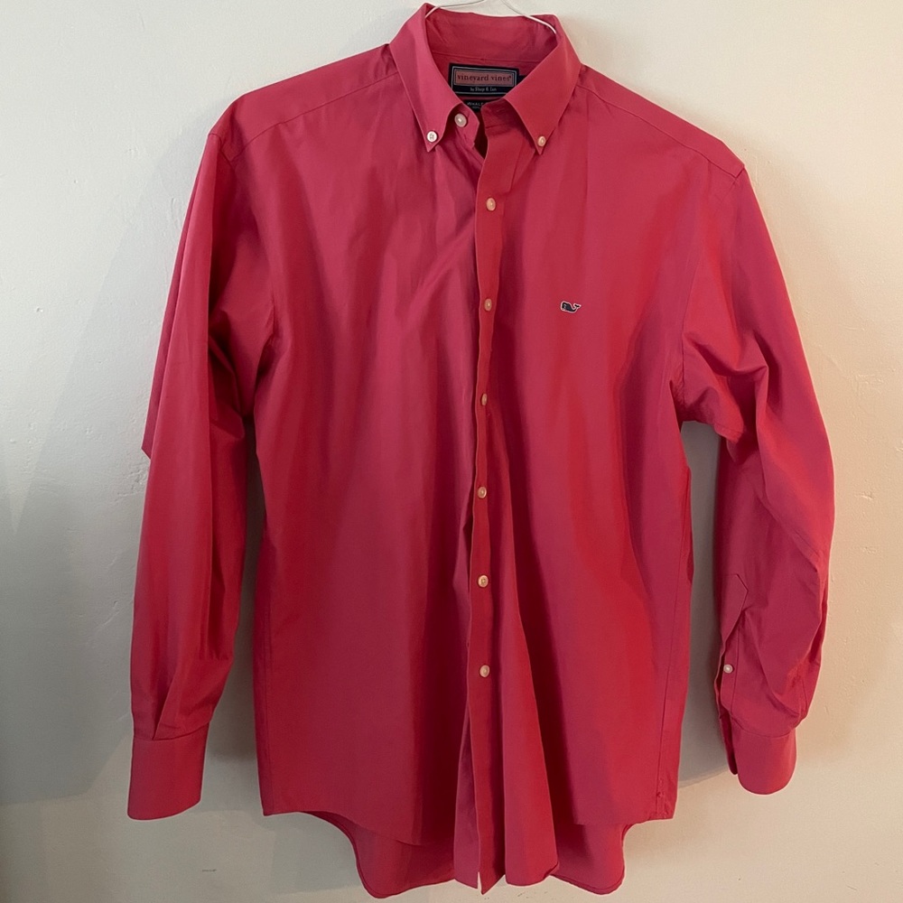 Vineyard Vines Salmon Button Down